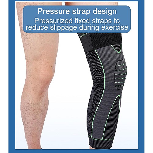 genouillère de compression professionnelle avec sangle réglable